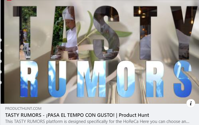 TASTY RUMORS ¡Bienvenido a la versión Beta del portal TASTY RUMORS!